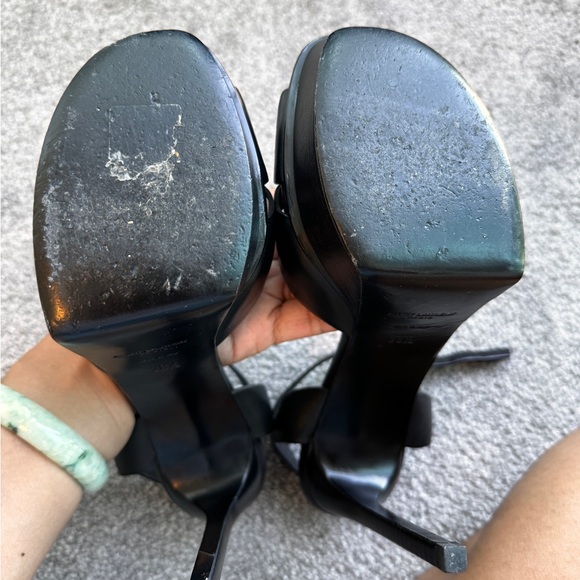 YSL Tribute Platform Sandals - Picture 7 of 8
